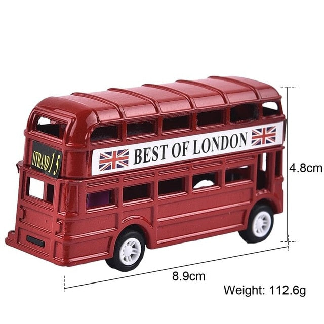 London Bus And Telephone Booth Ornaments